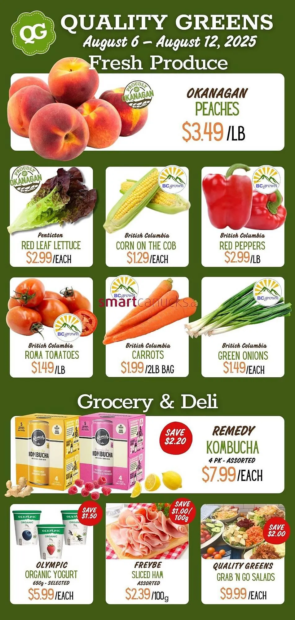 Quality Greens flyer from August 6 to August 12 2025 - flyer page 1