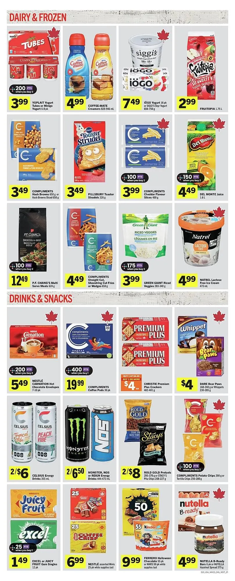 IGA flyer from October 2 to October 9 2025 - flyer page 7