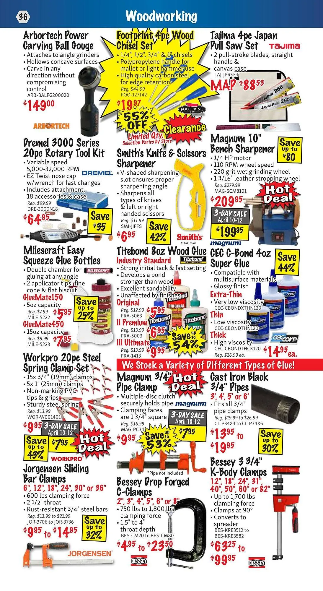 KMS Tools flyer from April 1 to April 30 2025 - flyer page 36
