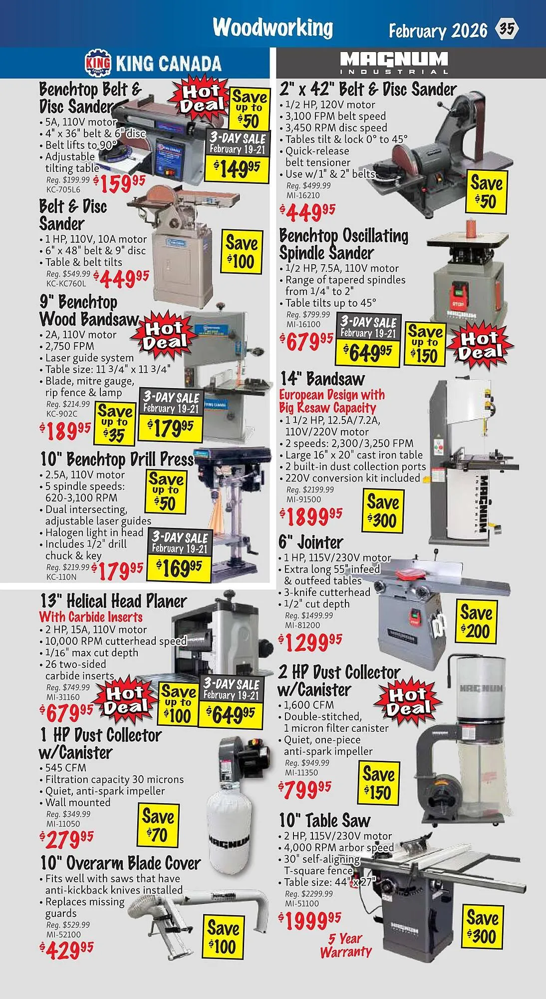 KMS Tools flyer from February 1 to February 28 2026 - flyer page 35