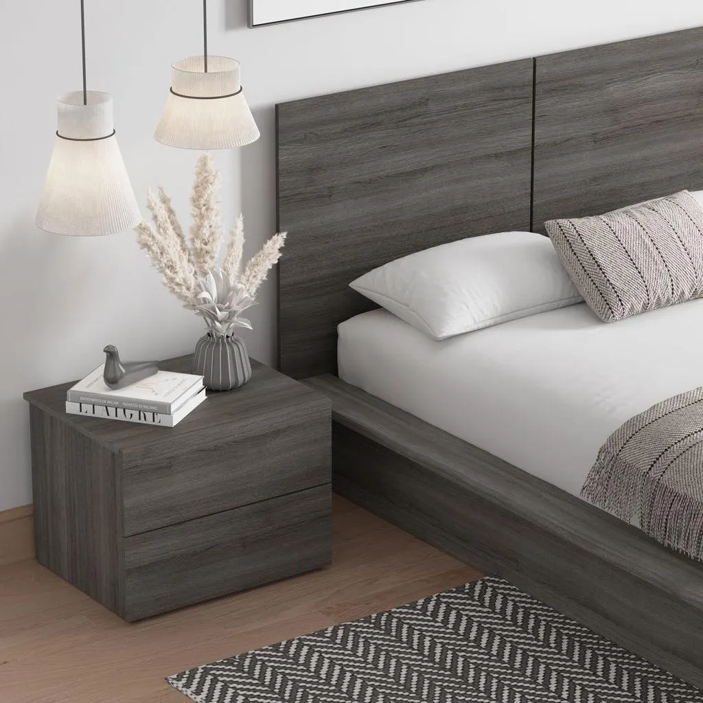 Mobilier de chambre à coucher James 3 pièces - Double