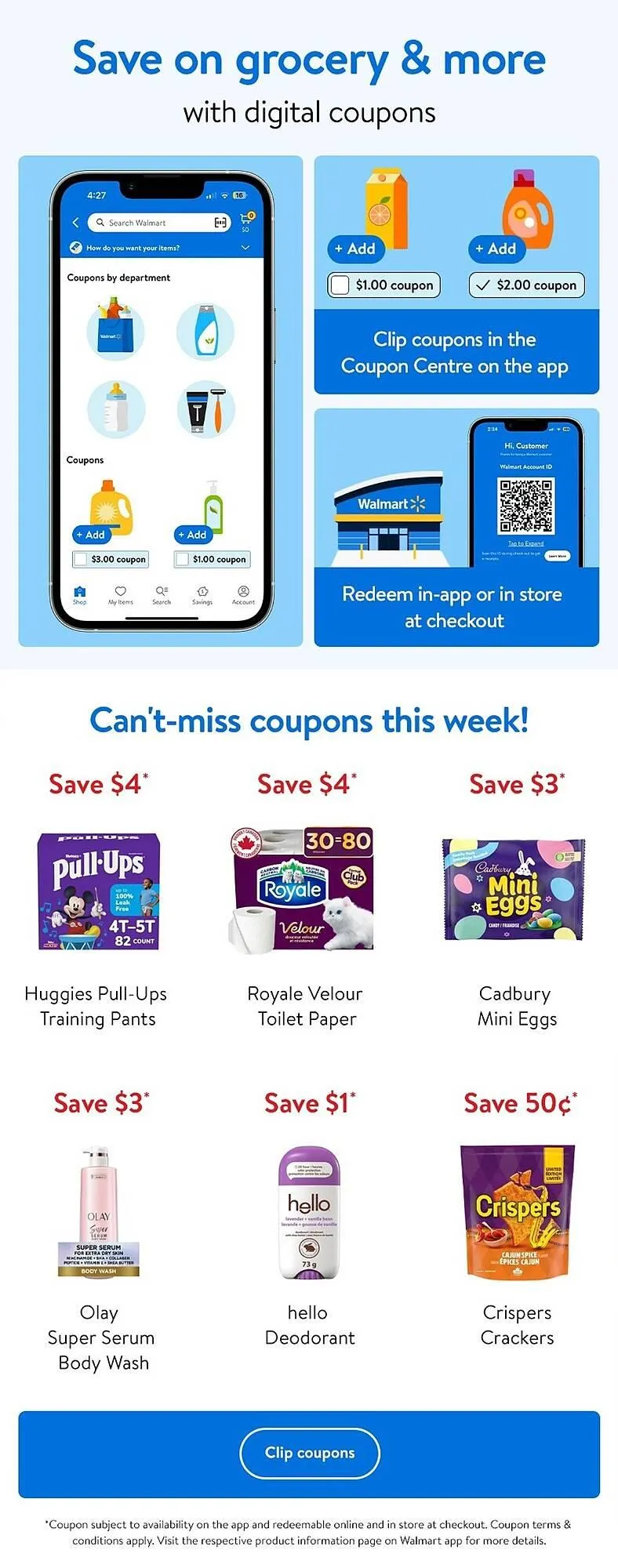 Walmart flyer from March 26 to April 1 2025 - flyer page 24