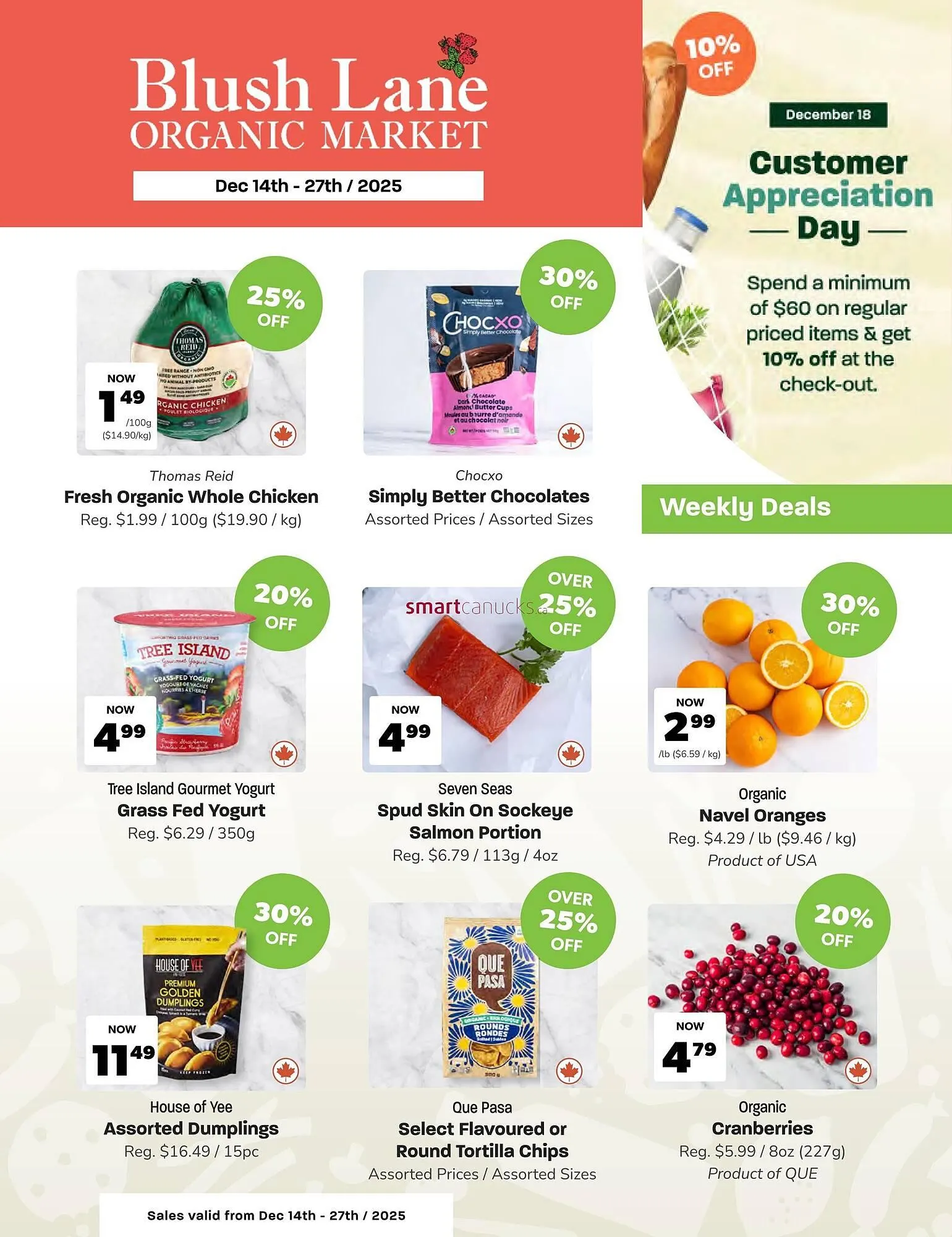 Blush Lane Organics flyer - 1