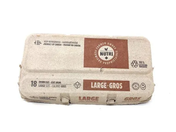Nutri Large Brown Eggs 18"s