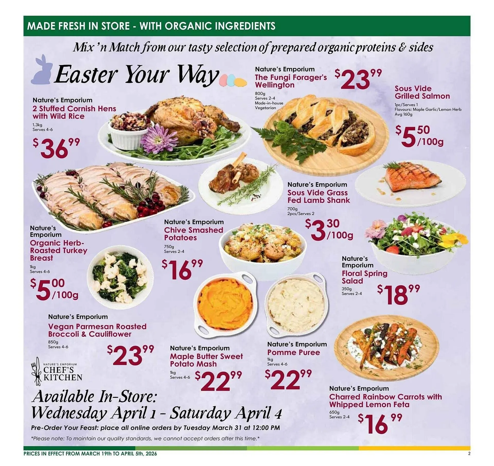 Nature's Emporium flyer from March 20 to March 27 2026 - flyer page 2