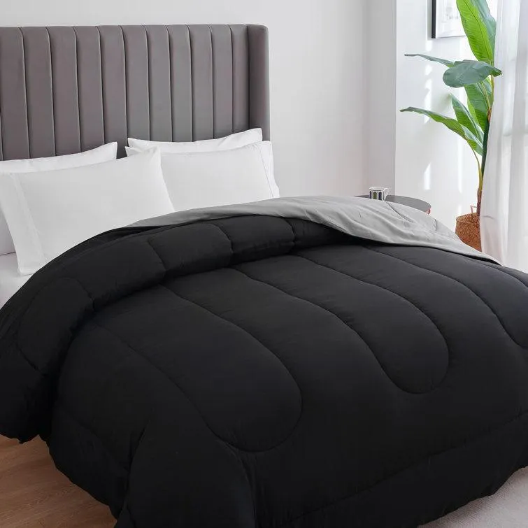 All Seasons Down Alternative Single Reversible Comforter