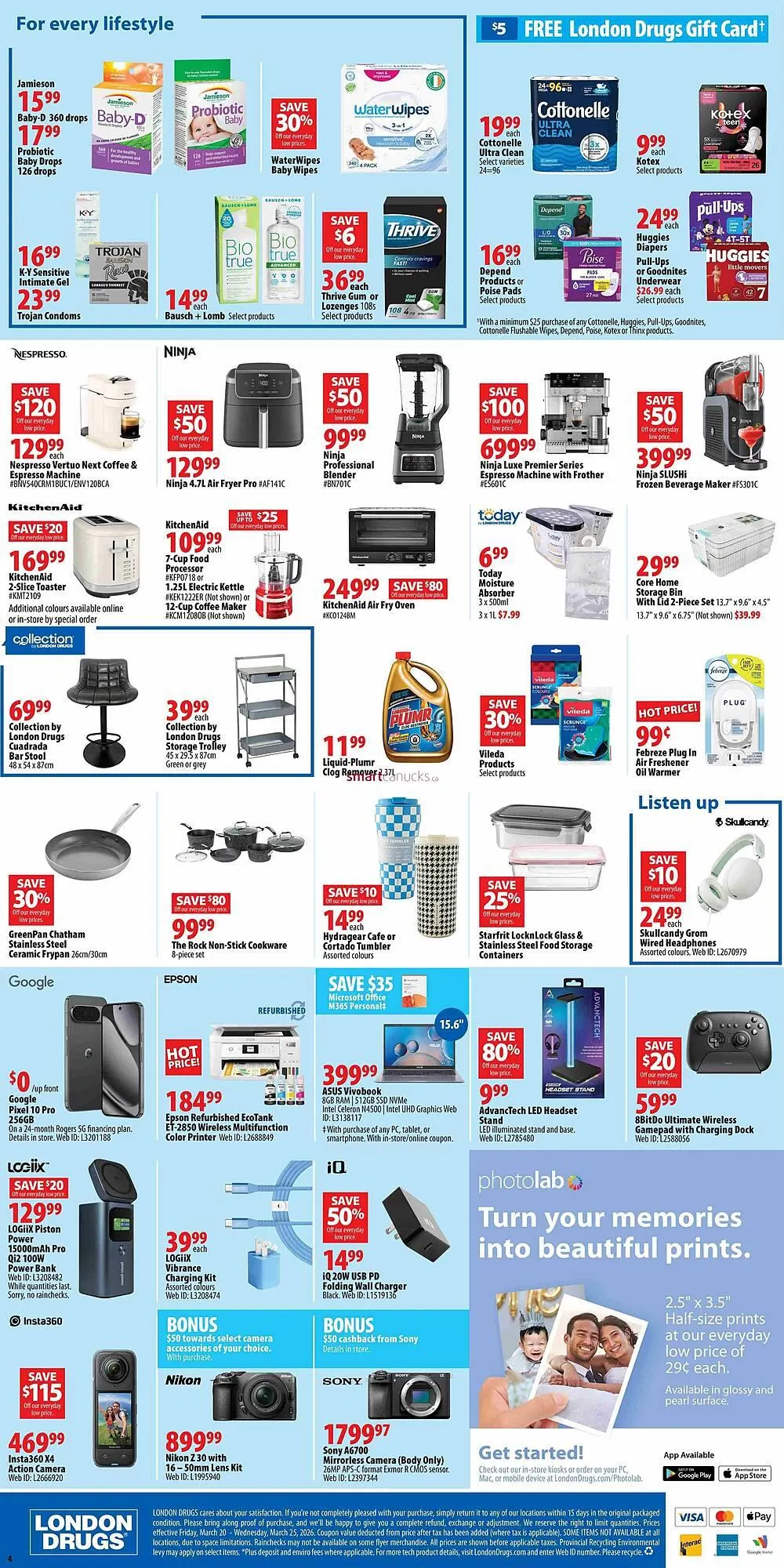 London Drugs flyer from March 20 to March 25 2026 - flyer page 4