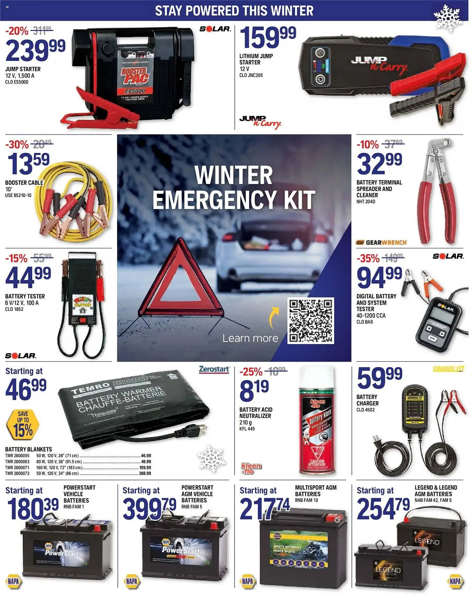 NAPA Auto Parts flyer from November 13 to December 31 2025 - flyer page 3