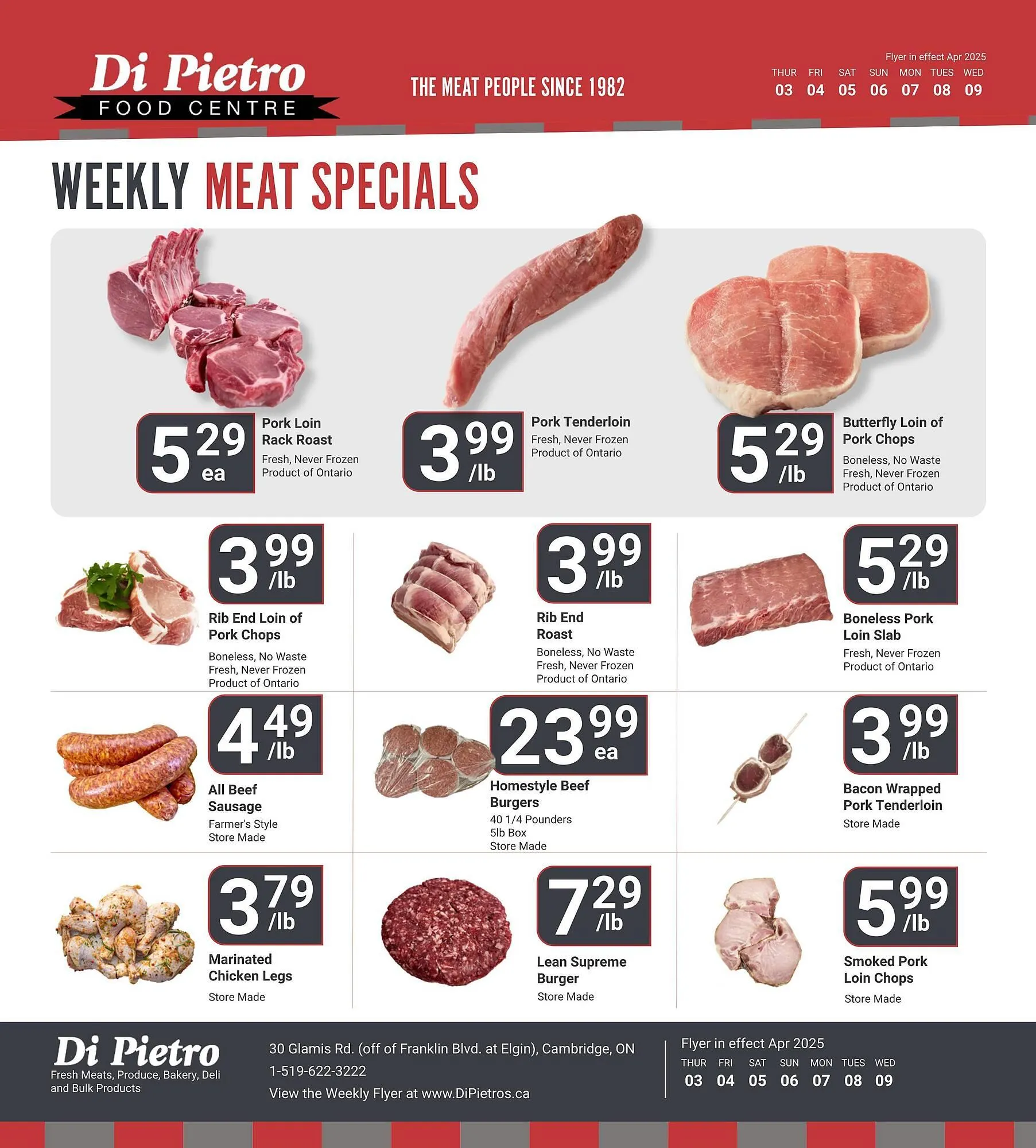 Di Pietro flyer from April 3 to April 9 2025 - flyer page 3