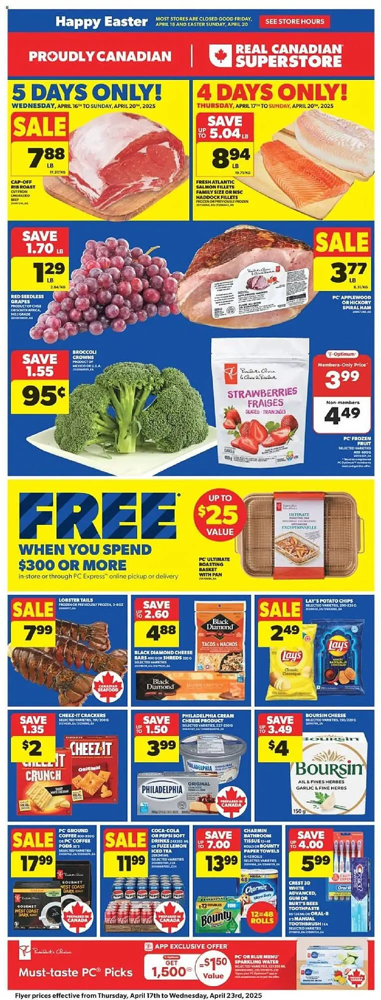 Real Canadian Superstore flyer from April 17 to April 23 2025 - flyer page 3