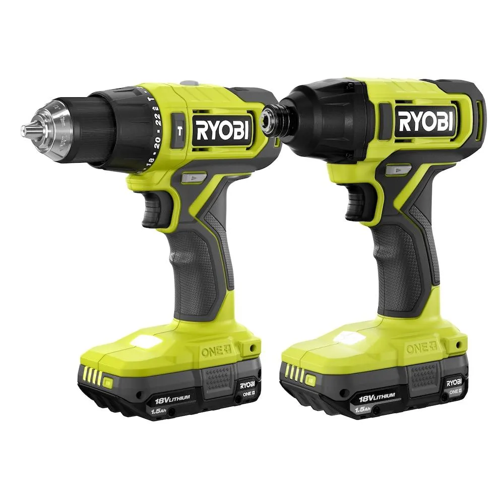 18V ONE+ Drill/Driver and Impact Driver Kit with (2) 1.5 Ah Batteries & Charger