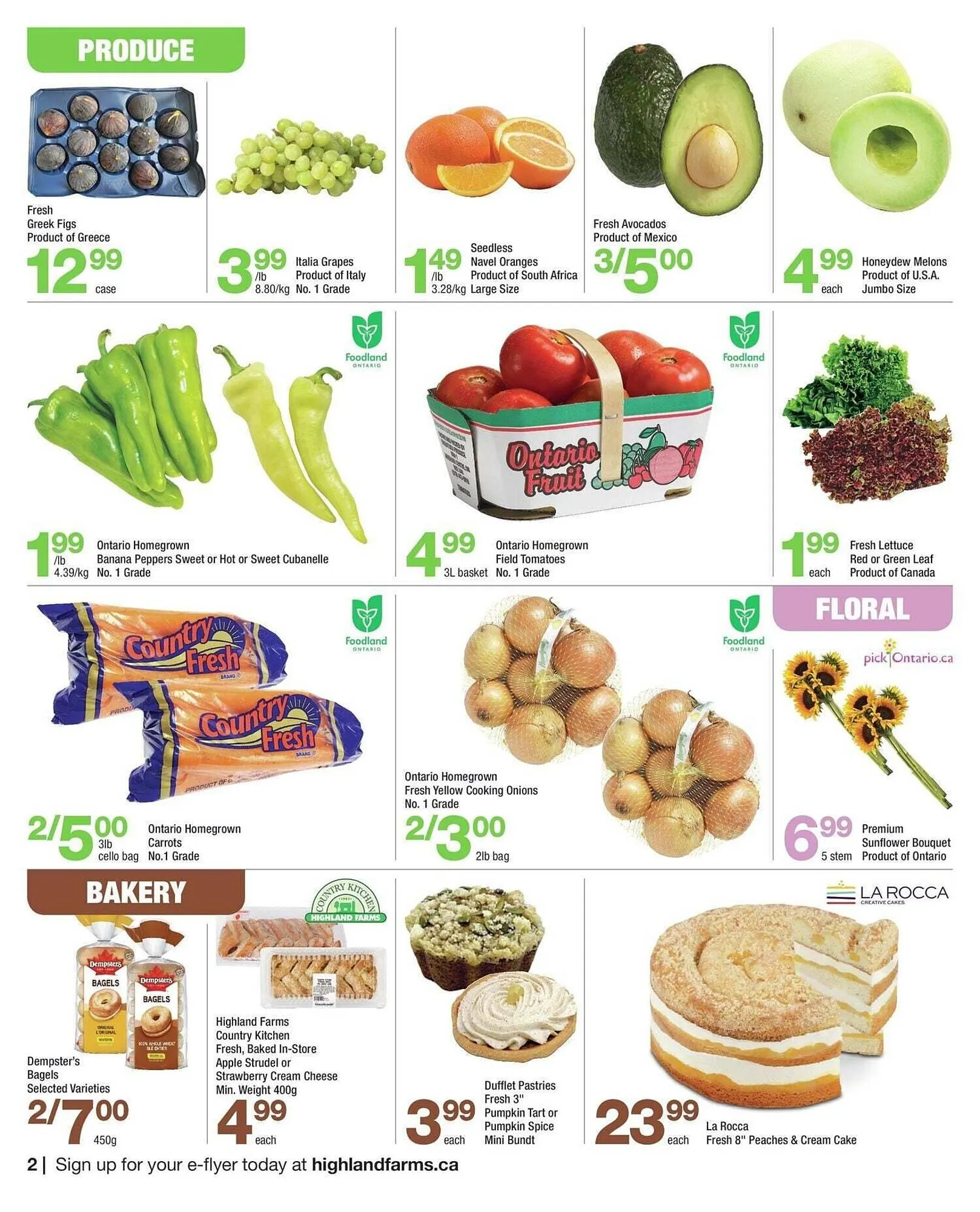 Highland Farms flyer from September 18 to October 2 2025 - flyer page 2