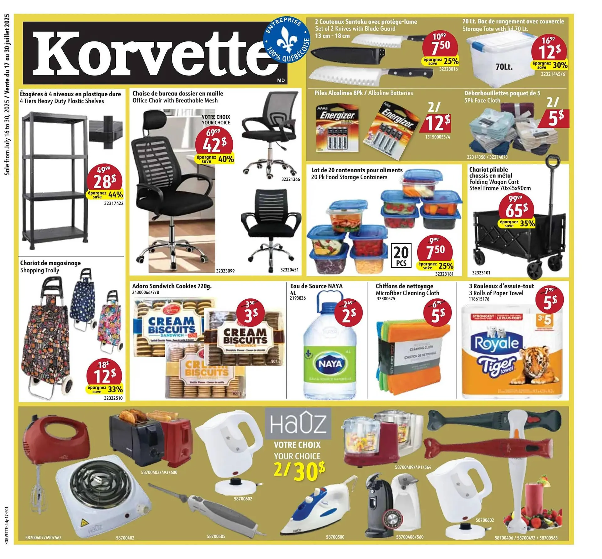 Korvette flyer - 1