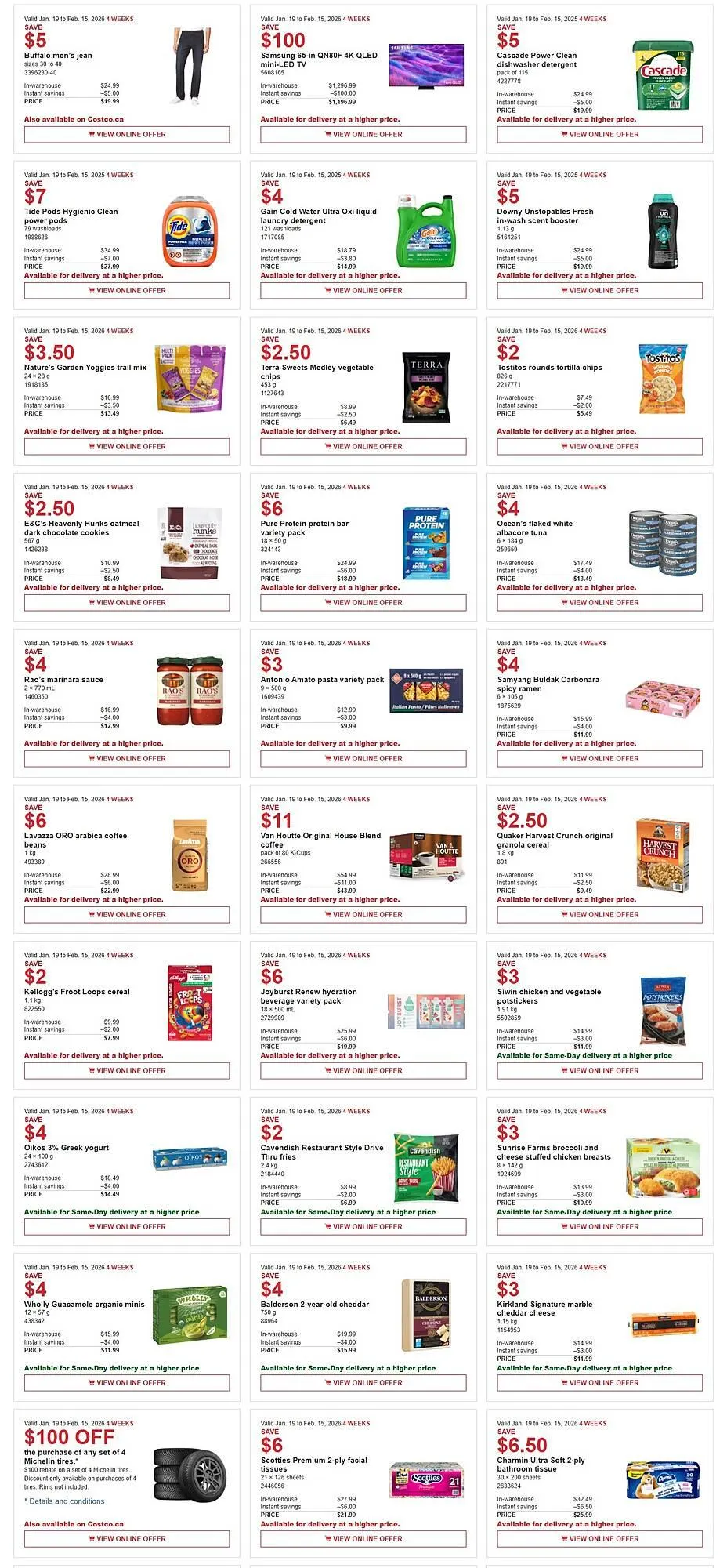 Costco flyer from January 19 to February 1 2026 - flyer page 2