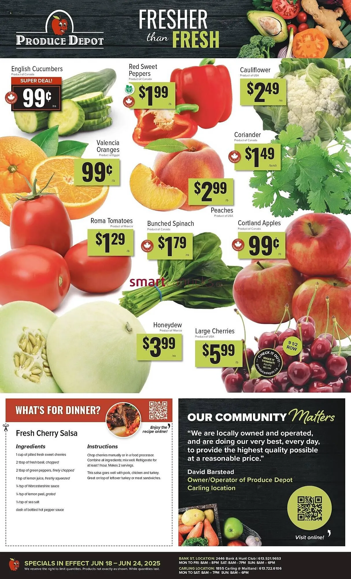 Produce Depot flyer - 1
