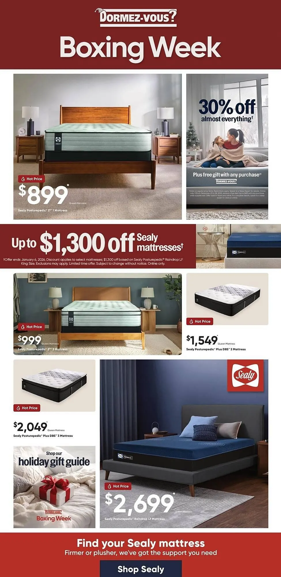 Dormez Vous flyer from December 23 to December 28 2025 - flyer page 1