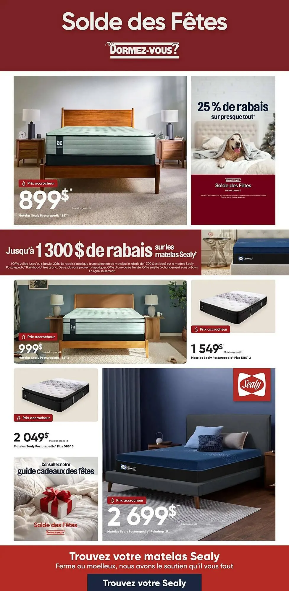 Dormez Vous flyer from December 29 to January 6 2026 - flyer page 1