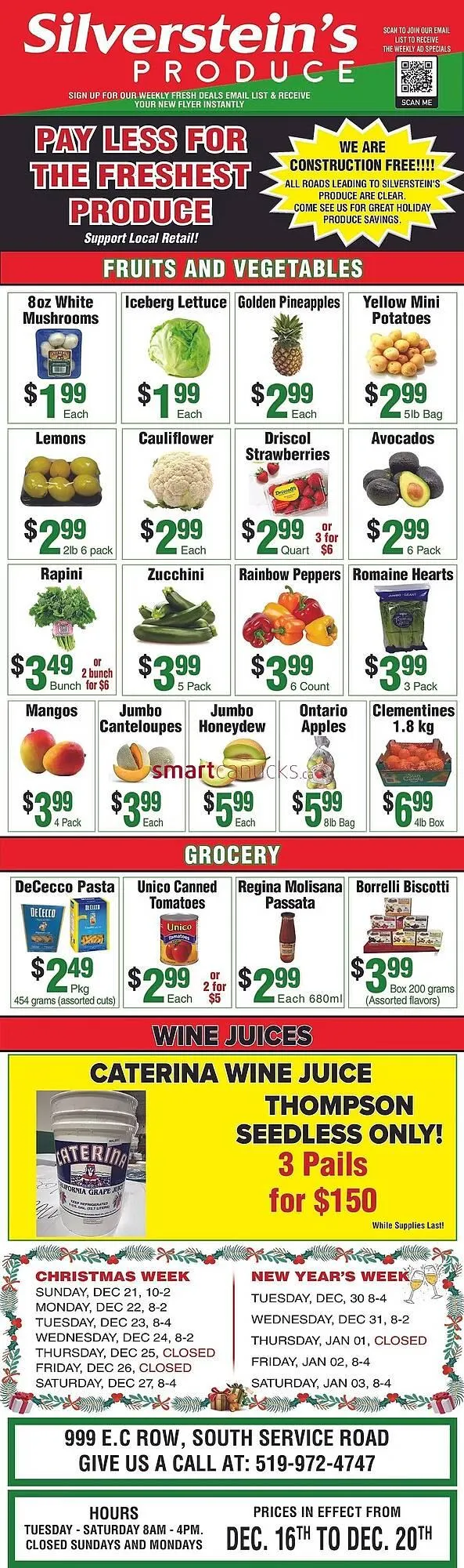 Silversteins Produce flyer - 1