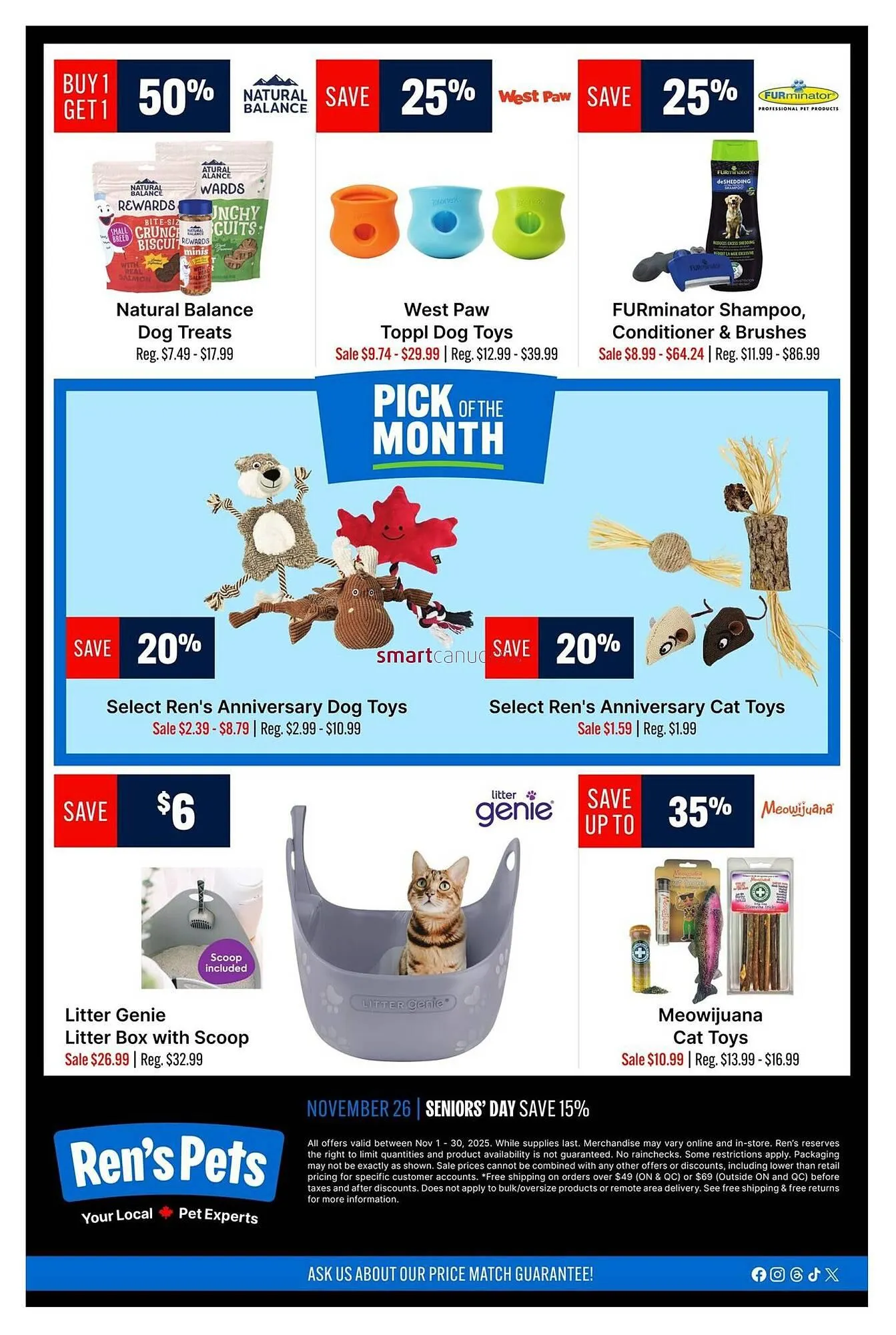 Ren’s Pets Depot flyer from November 1 to November 30 2025 - flyer page 4
