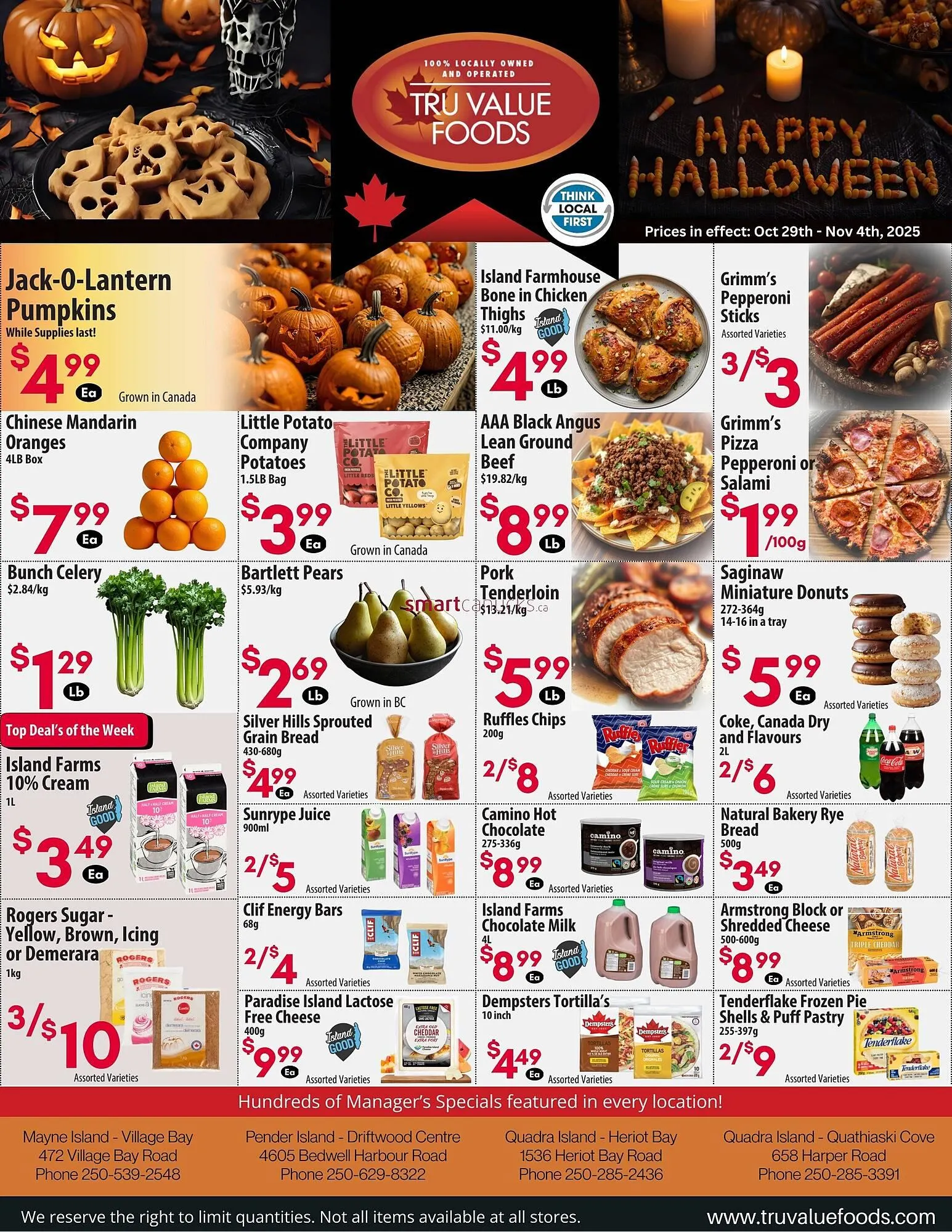 Tru Value Foods flyer from October 29 to November 4 2025 - flyer page 1