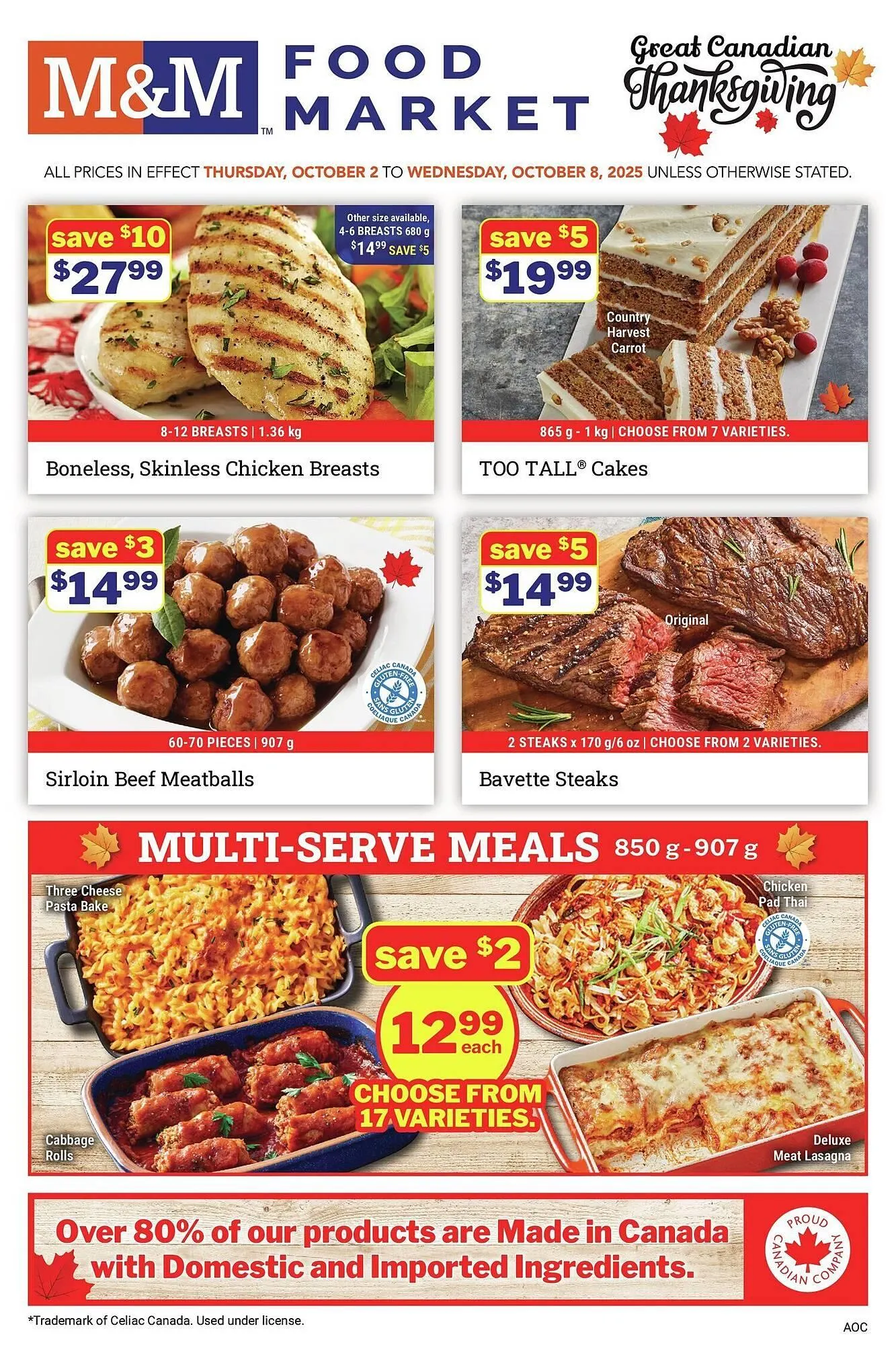 M & M Food Market flyer from October 2 to October 9 2025 - flyer page 1