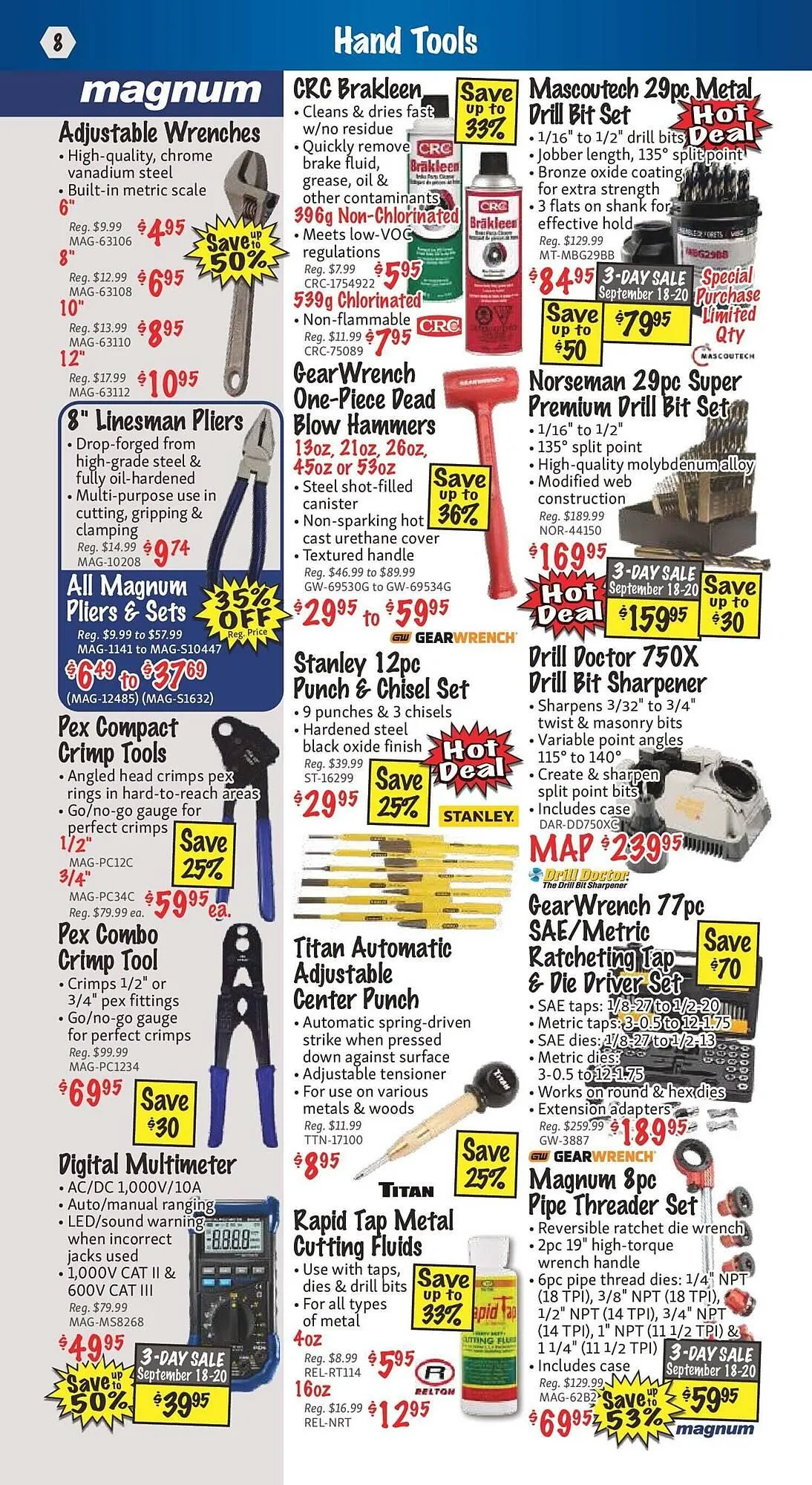 KMS Tools flyer from September 1 to September 15 2025 - flyer page 8
