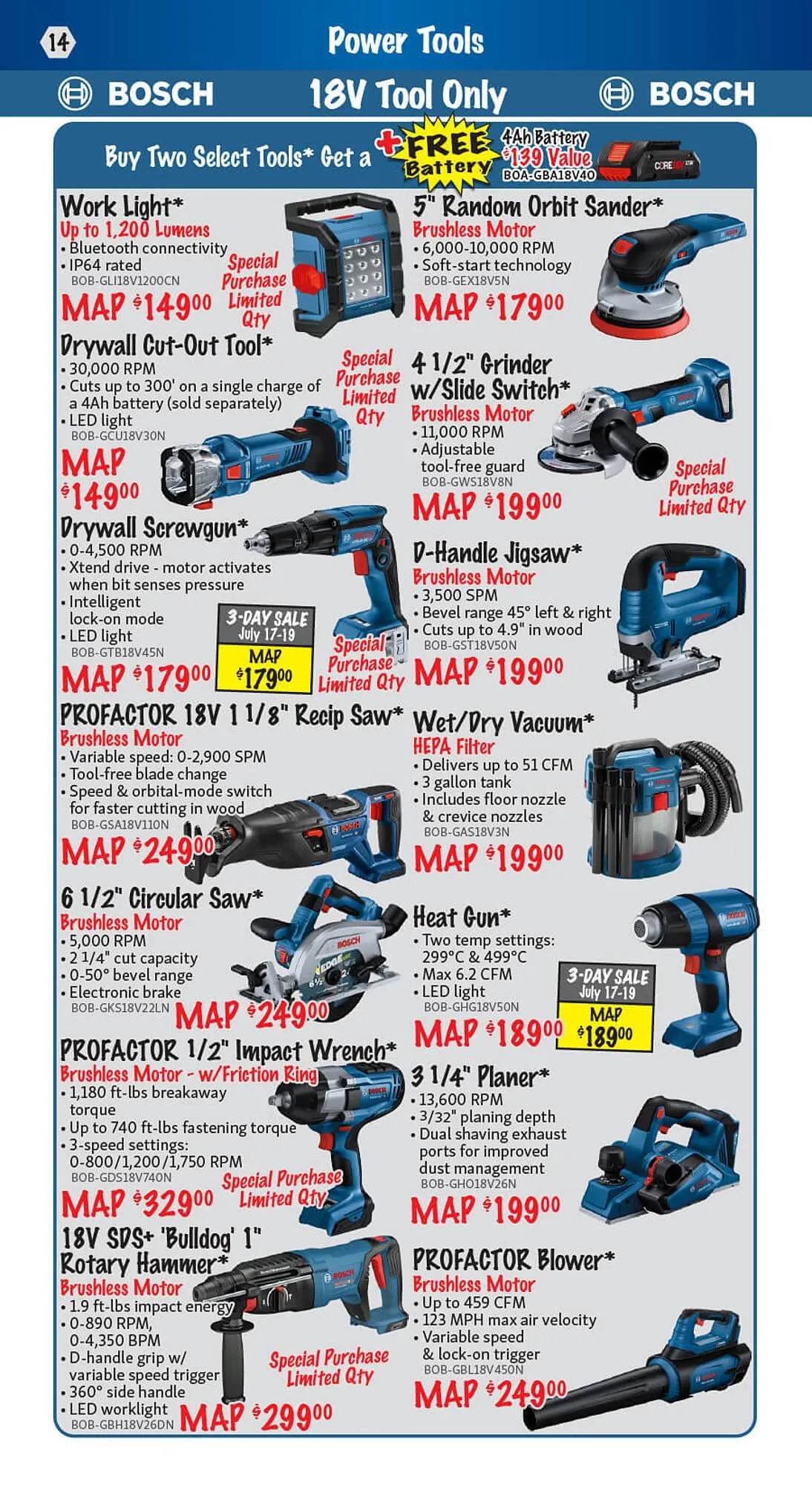 KMS Tools flyer from July 3 to July 9 2025 - flyer page 14