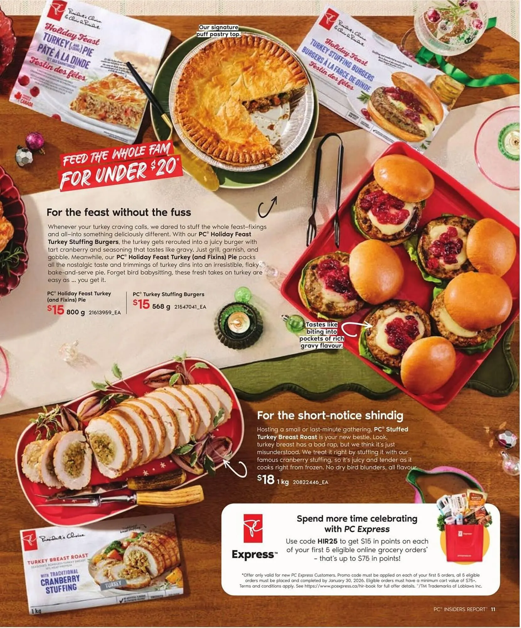 Loblaws flyer from October 30 to January 2 2026 - flyer page 11