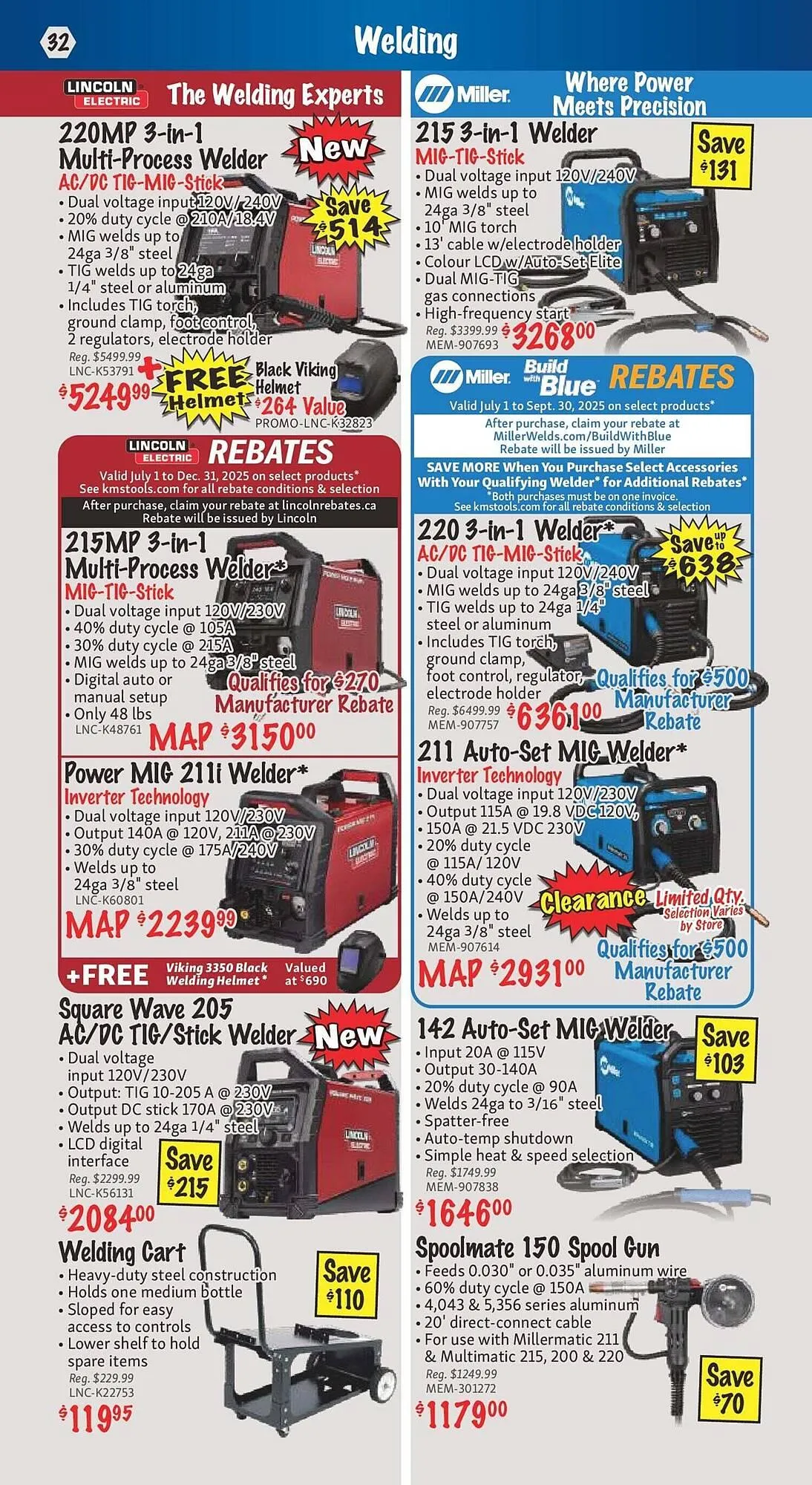 KMS Tools flyer from August 1 to August 8 2025 - flyer page 32