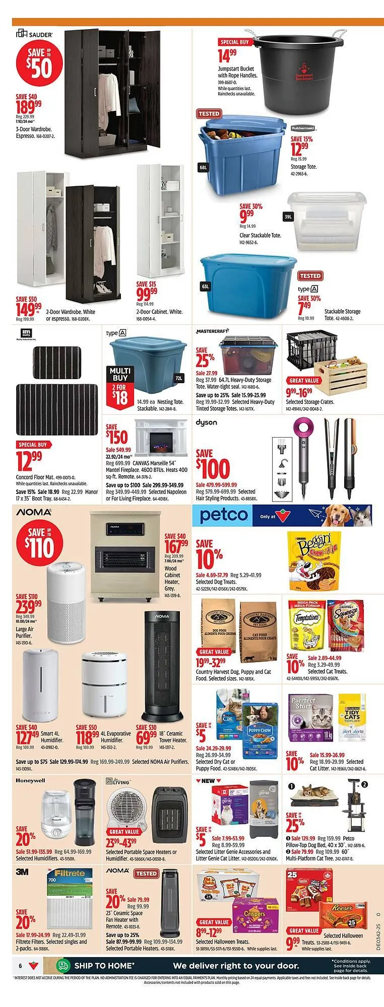 Canadian Tire flyer from October 9 to October 15 2025 - flyer page 6