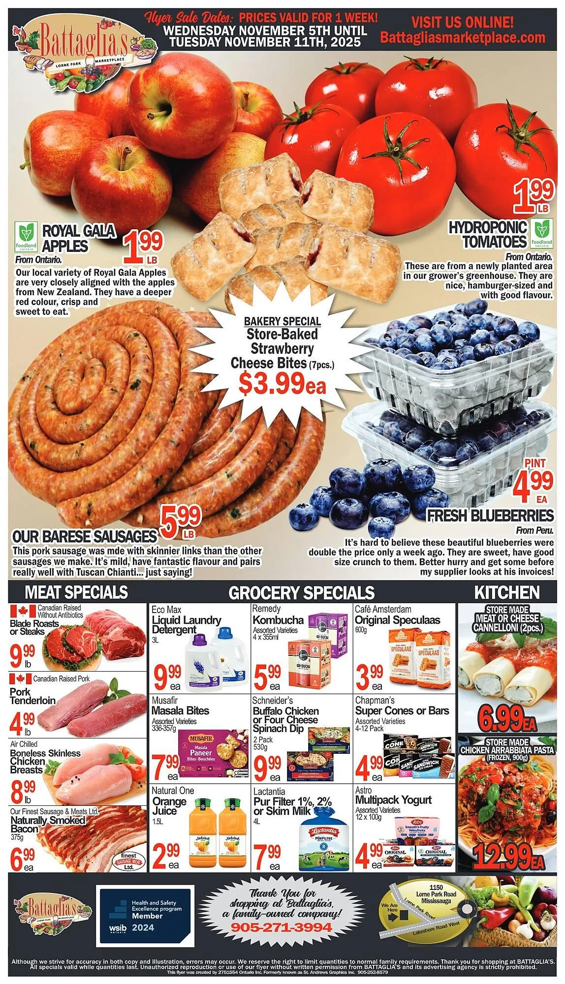 Battaglia's Marketplace flyer from November 6 to November 12 2025 - flyer page 1
