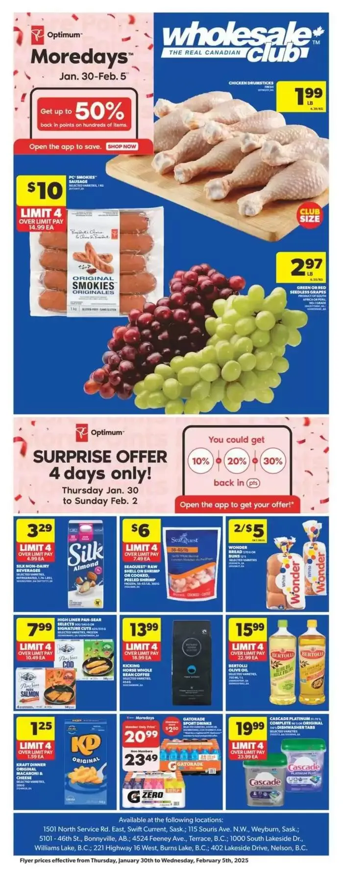 Wholesale Club Weekly ad from January 30 to February 5 2025 - flyer page 1