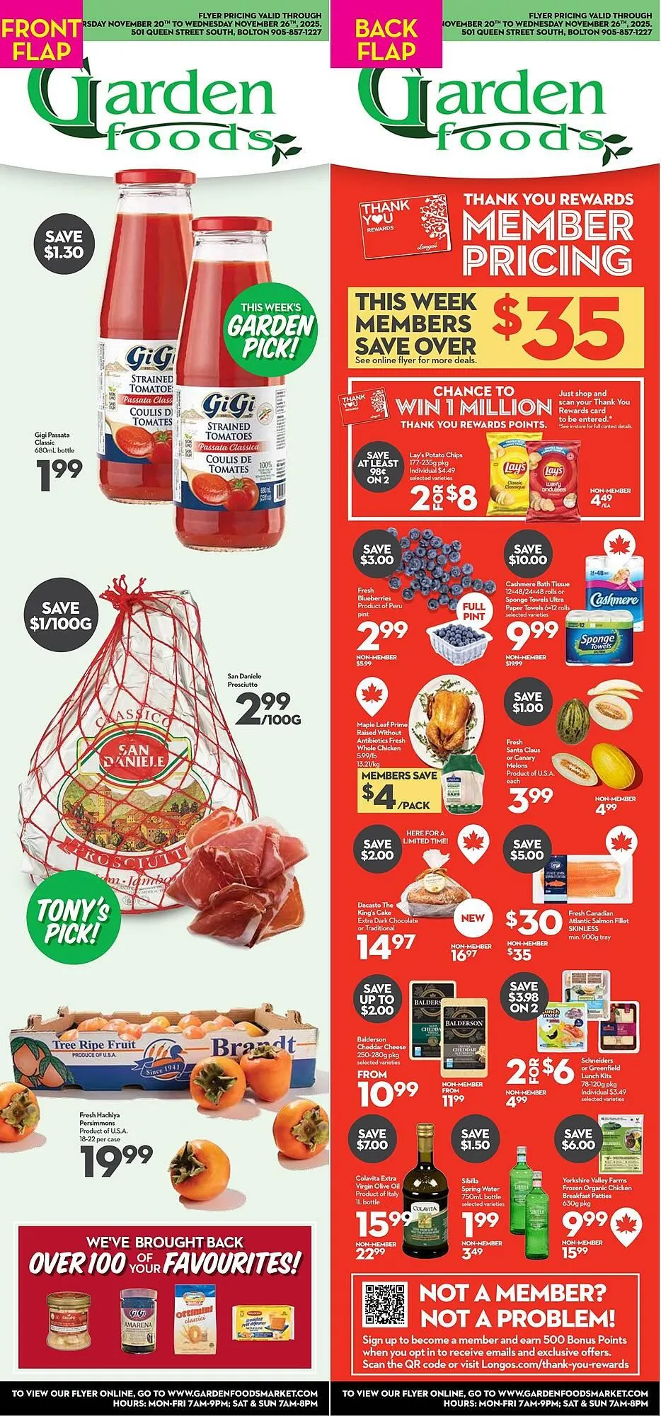 Garden Foods flyer from November 20 to November 26 2025 - flyer page 1