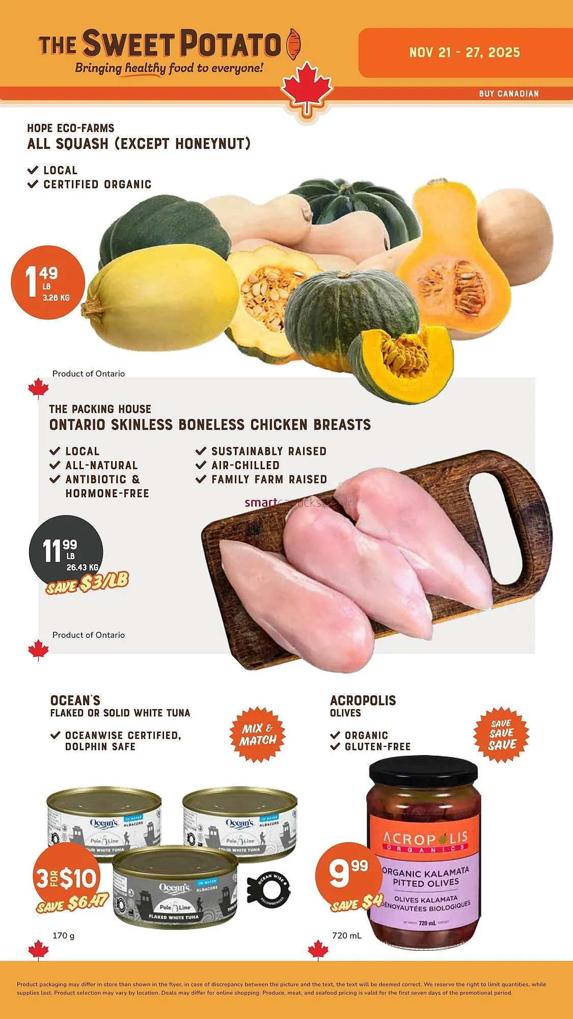 The Sweet Potato flyer from November 21 to November 27 2025 - flyer page 1