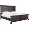 Bear Creek Panel Bed - Chocolate/Honey-Smoke