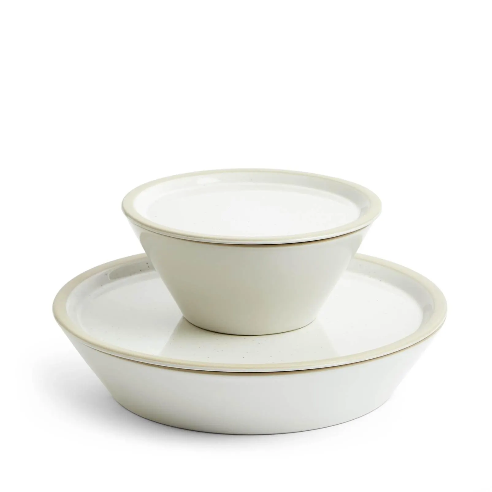 Dinnerware Set White, 16 Piece Set