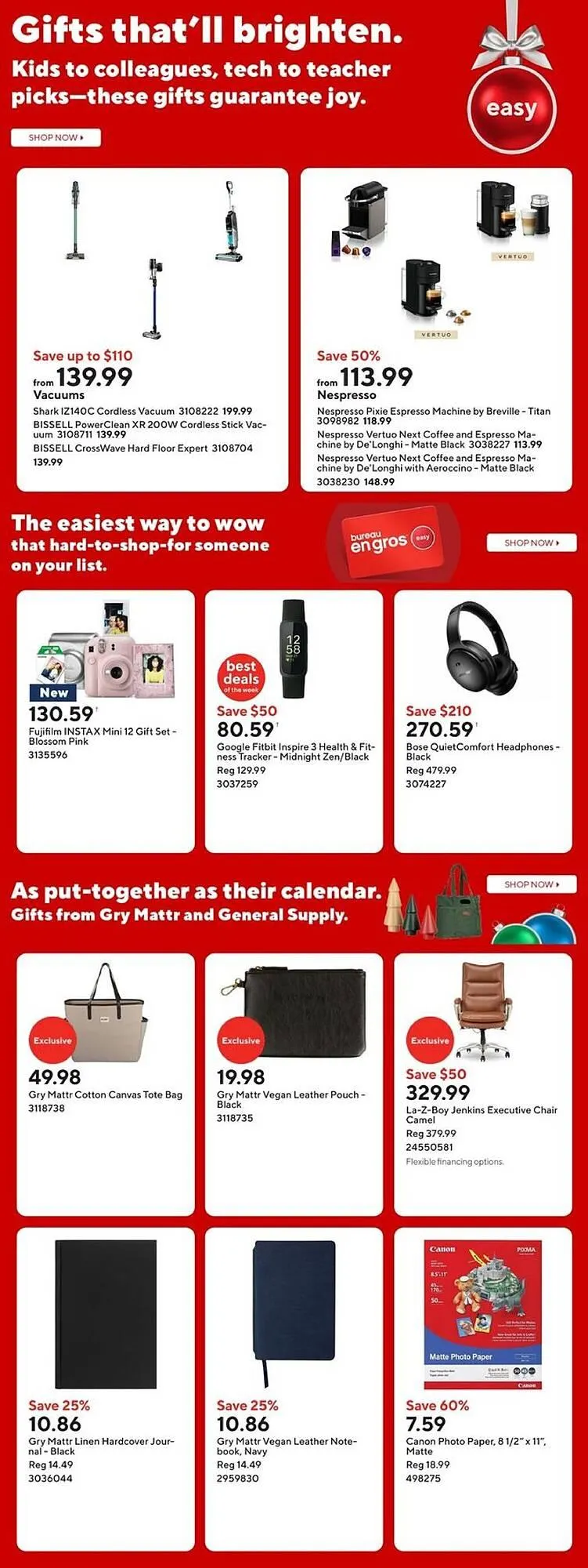 Staples flyer from November 21 to November 28 2025 - flyer page 4