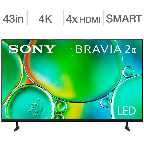 Sony 43" Class - BRAVIA 2 II Series - 4K HDR LED TV