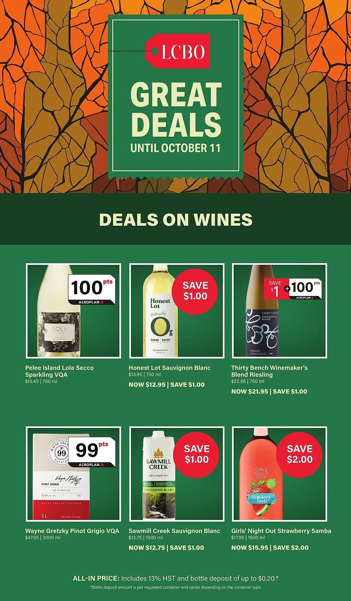 LCBO flyer from September 17 to September 23 2025 - flyer page 1