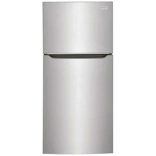 Frigidaire Gallery FGHT2055VF Top Freezer Refrigerator, 30 inch Width, ENERGY STAR Certified, 20.0 cu. ft. Capacity, Stainless Steel colour