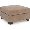 Olten Oversized Accent Ottoman - Mocha