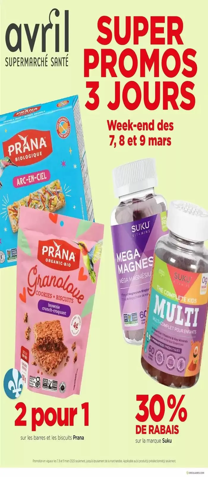 Avril Supermarche Sante from March 6 to March 12 2025 - flyer page 2
