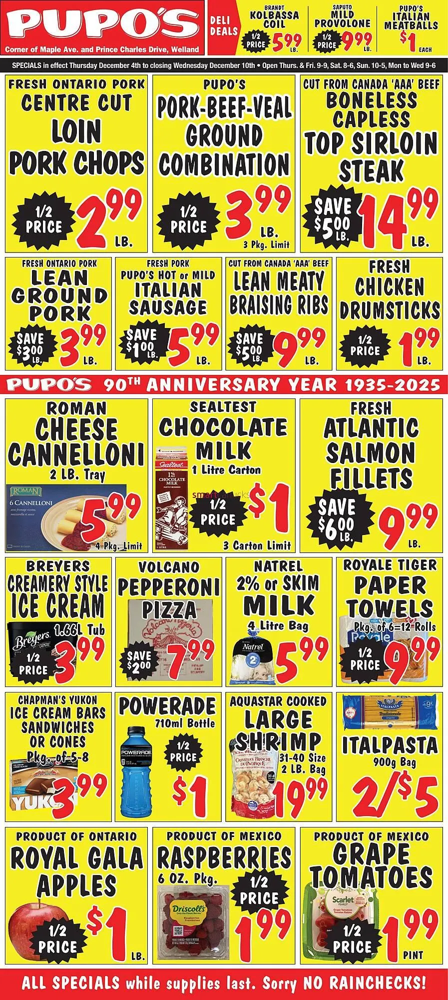 Pupo's Food Market flyer from December 3 to December 9 2025 - flyer page 1