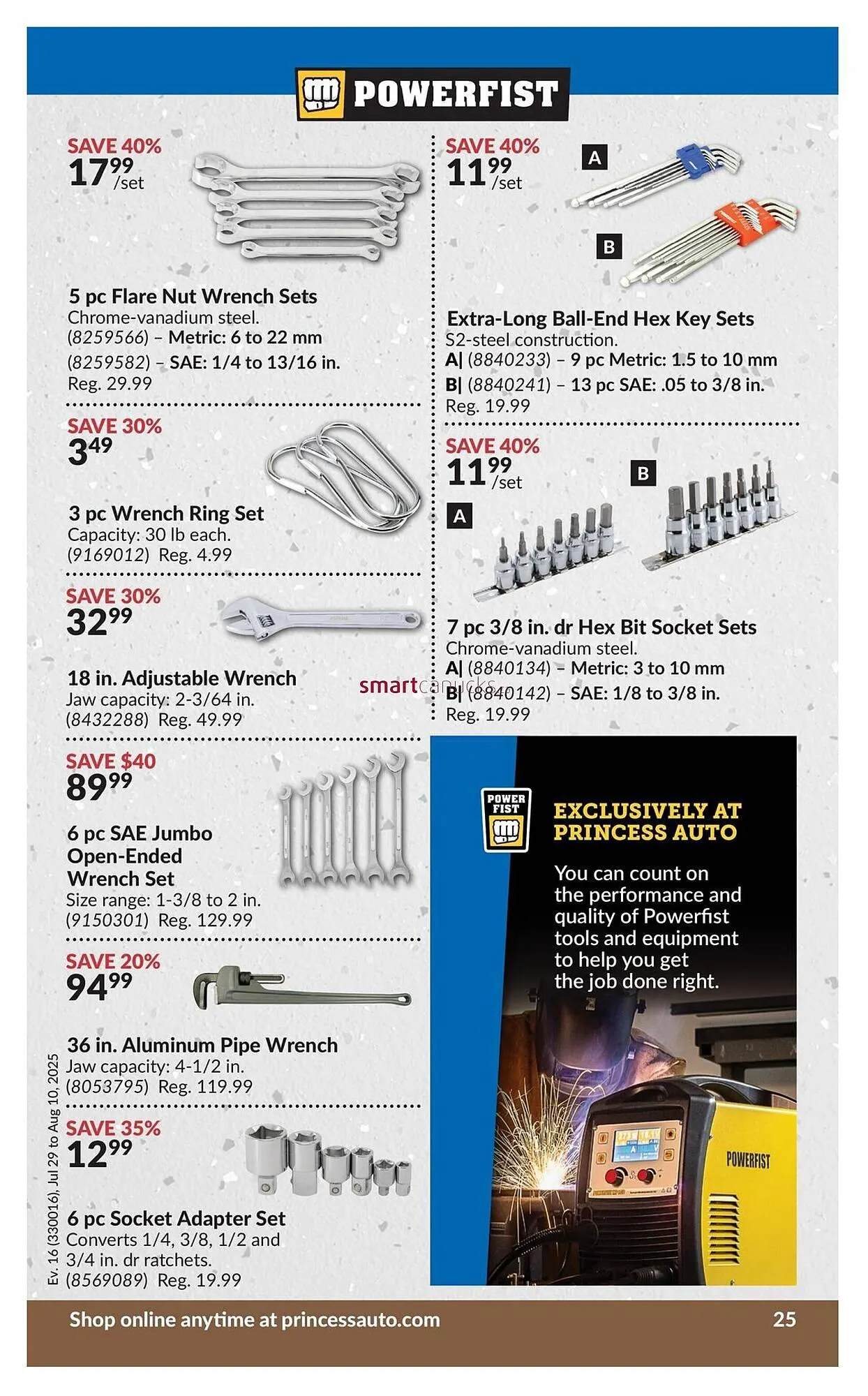 Princess Auto flyer from July 24 to July 30 2025 - flyer page 31