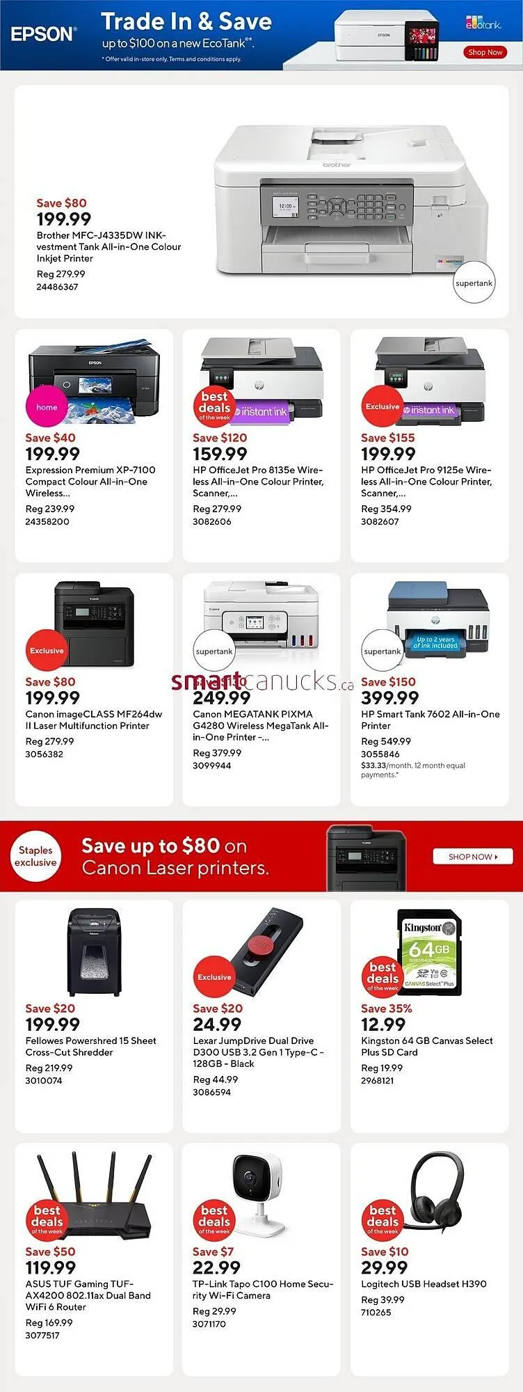 Staples flyer from March 26 to April 1 2025 - flyer page 6
