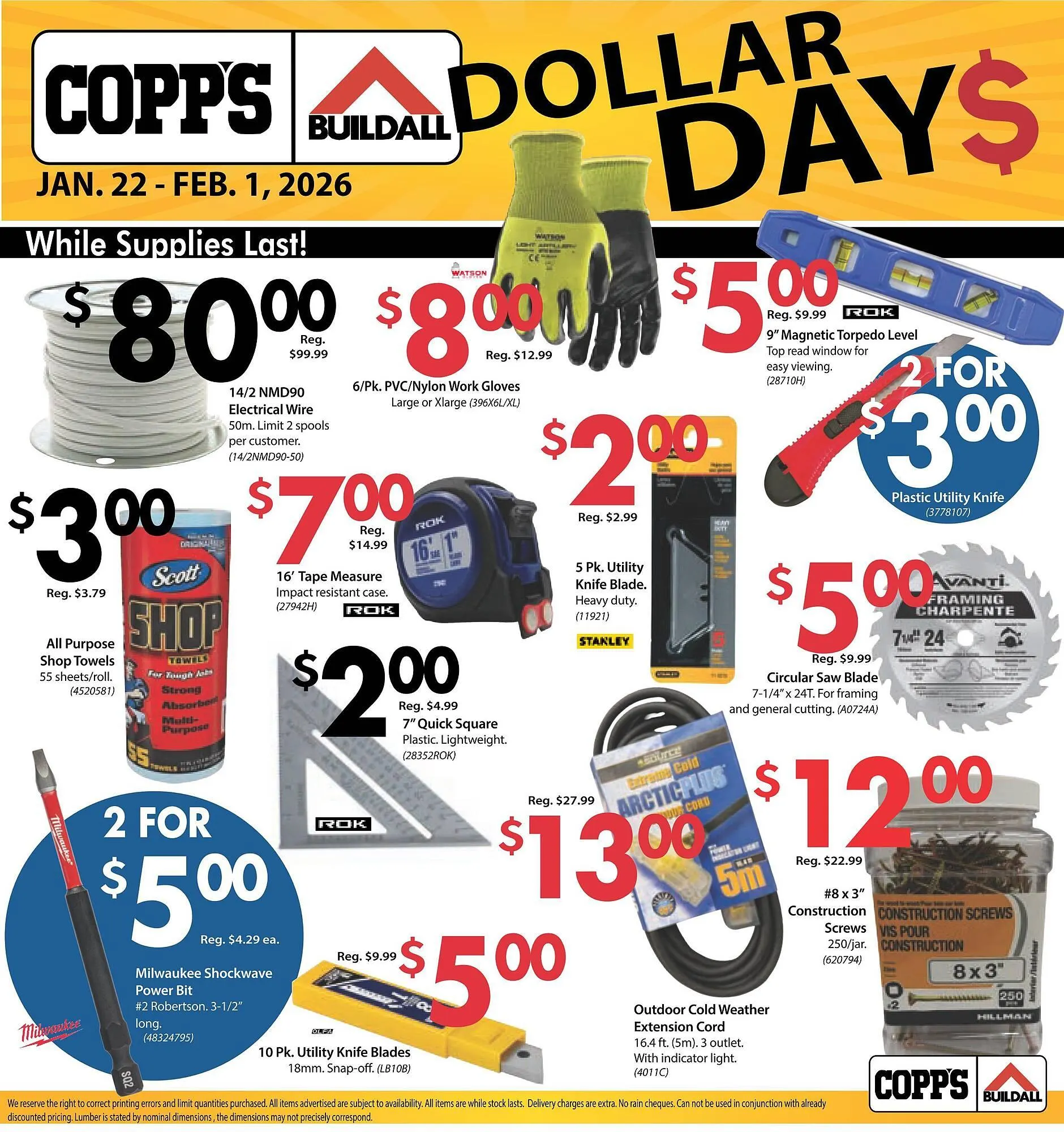 Copps Buildall flyer - 1