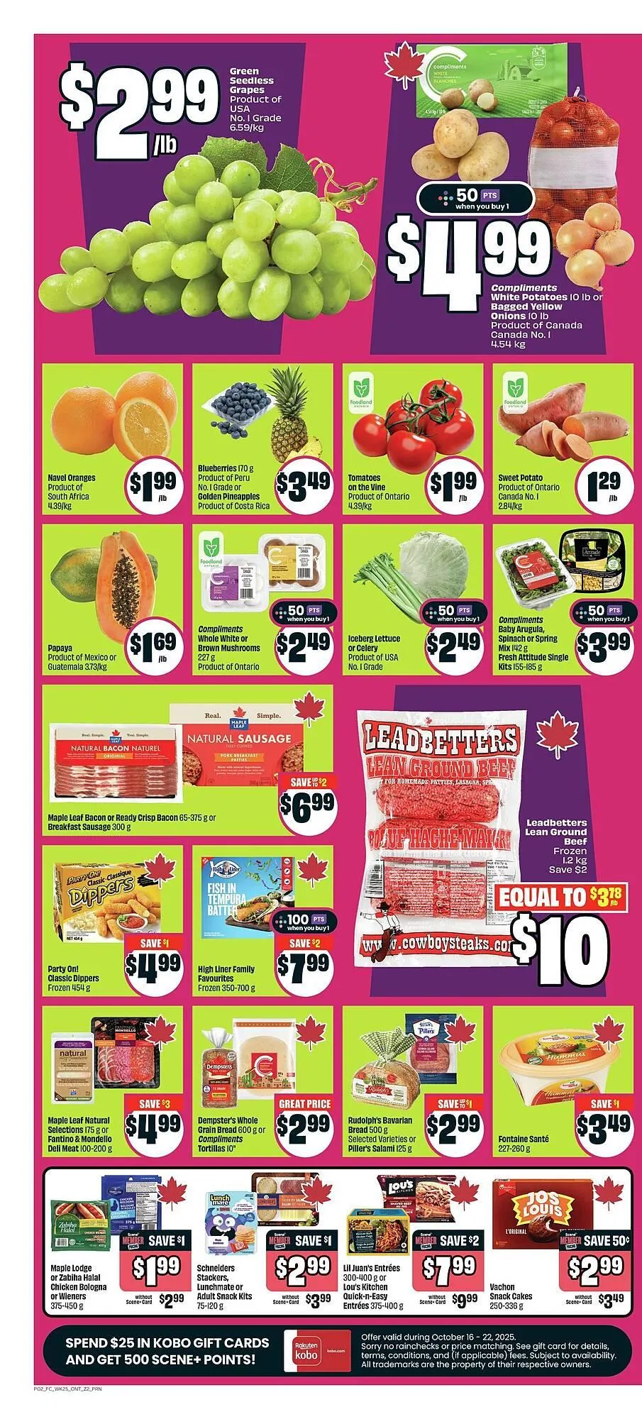 FreshCo flyer from October 16 to October 22 2025 - flyer page 2