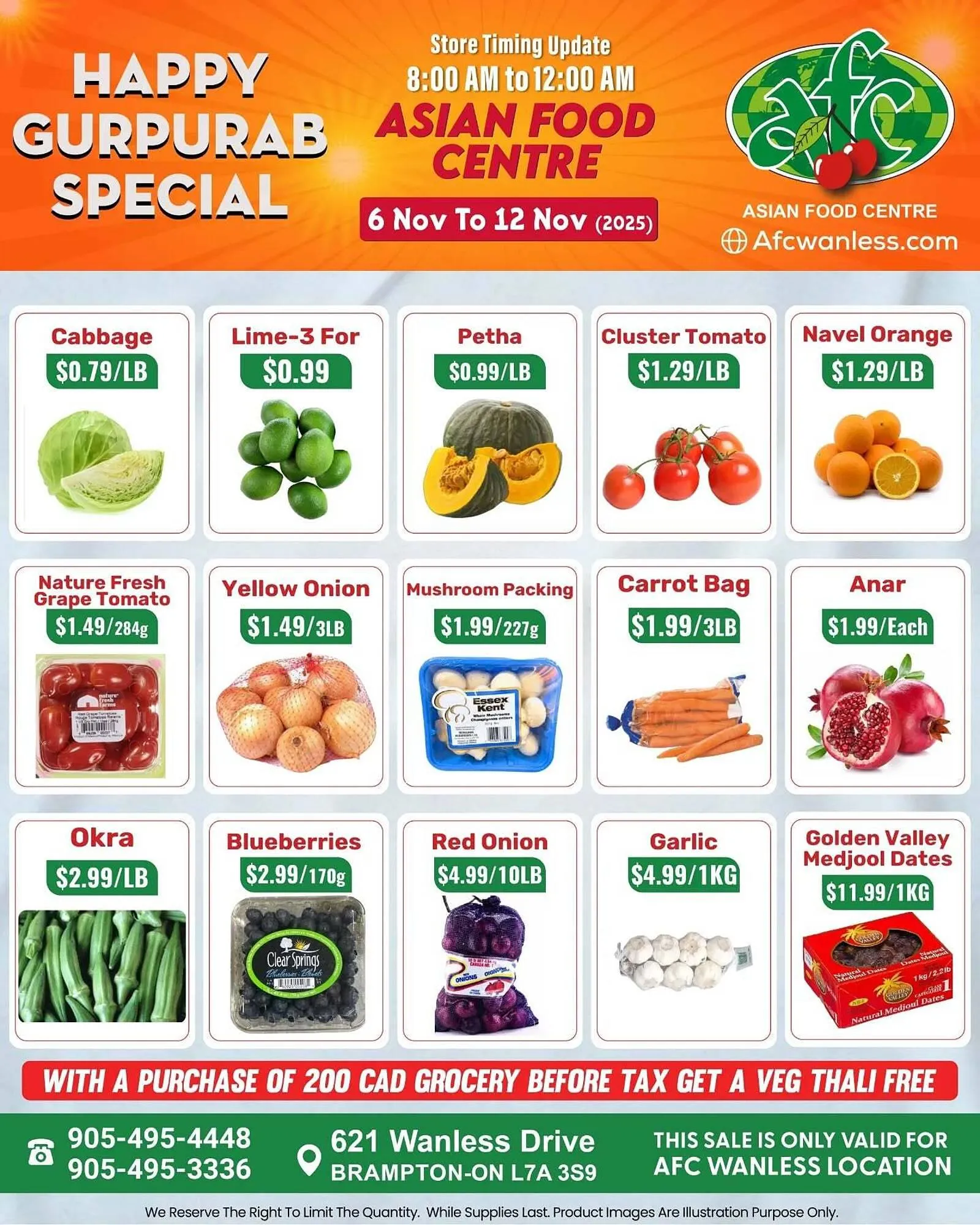 Asian Food Centre flyer from November 6 to November 12 2025 - flyer page 1