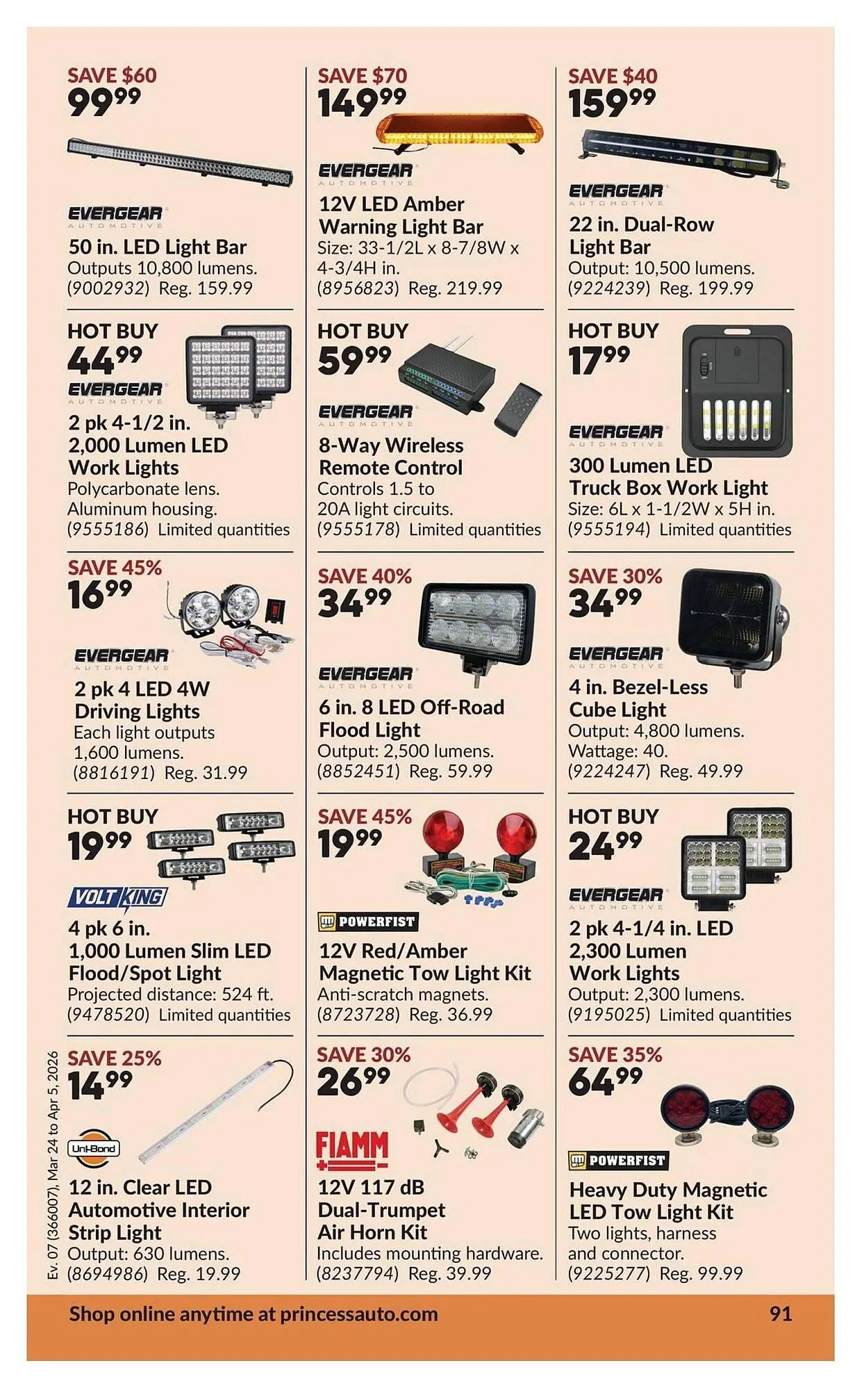 Princess Auto flyer from March 19 to March 26 2026 - flyer page 97