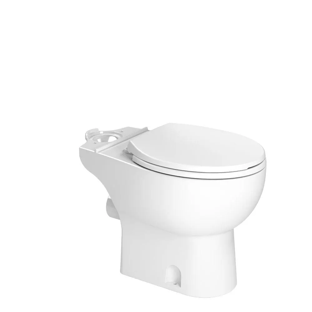 Toilet Bowl Round White Rear Discharge